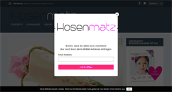 Desktop Screenshot of hosenmatz-magazin.de